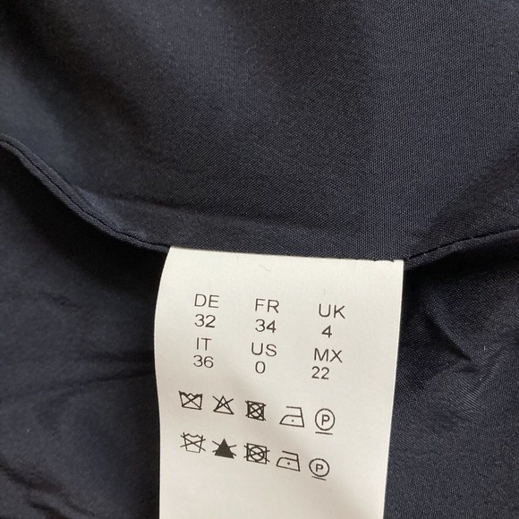 HUGO BOSS Womens 0 Javidar Bicolor Check Jersey Interlock Wool Blend Jacket NWOT - Picture 4 of 8